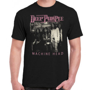 1 A 029 Deep Purple t shirt rock band metal retro punk vintage concert tshirts tour shirt rock t shirts for men rocker classic cotton design handmade logo new