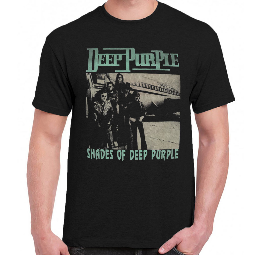 Deep Purple T Shirt Shades Of Deep Purple 