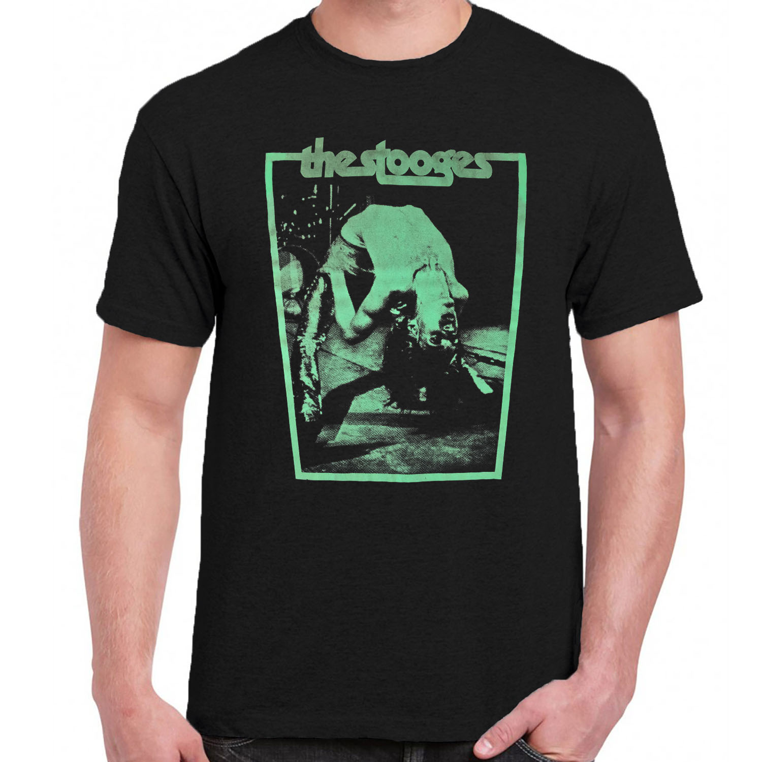 Mild sjæl lammelse The Stooges t-shirt Iggy Pop the psychedelic -