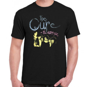 1 A 085 The Cure the kissing 1987 t shirt rock band metal retro punk vintage concert tshirts tour shirt rock t shirts for men rocker classic cotton design handmade logo new