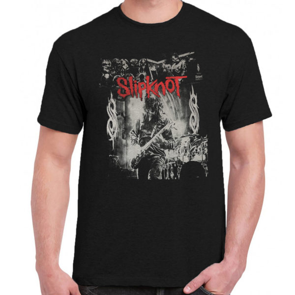 1 A 112 Slipknot heavy t shirt rock band metal retro punk vintage concert tshirts tour shirt rock t shirts for men rocker classic cotton design handmade logo new