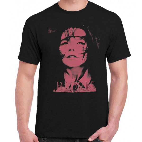 1 A 118 Bjork singer DJ actress Iceland t shirt rock band metal retro punk vintage concert tshirts tour shirt rock t shirts for men rocker classic cotton design handmade logo new