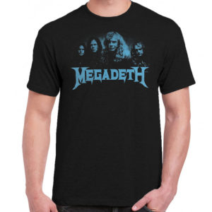 1 A 137 Megadeth 80s t shirt rock band metal retro punk vintage concert tshirts tour shirt rock t shirts for men rocker classic cotton design handmade logo new