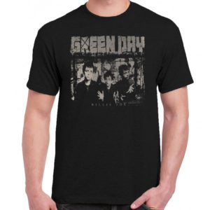 1 A 161 Green Day t shirt rock band metal retro punk vintage concert tshirts tour shirt rock t shirts for men rocker classic cotton design handmade logo new