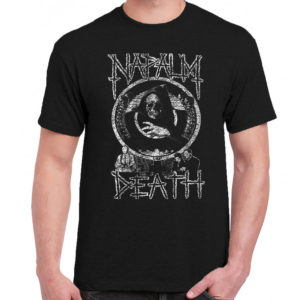 1 A 173 Napalm Death t shirt rock band metal retro punk vintage concert tshirts tour shirt rock t shirts for men rocker classic cotton design handmade logo new