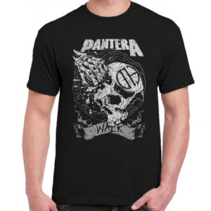 1 A 180 Pantera Walk t shirt rock band metal retro punk vintage concert tshirts tour shirt rock t shirts for men rocker classic cotton design handmade logo new