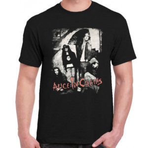 1 A 181 Alice in Chains t shirt rock band metal retro punk vintage concert tshirts tour shirt rock t shirts for men rocker classic cotton design handmade logo new