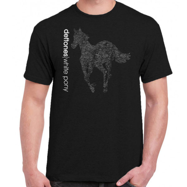 1 A 187 Deftones white pony t shirt rock band metal retro punk vintage concert tshirts tour shirt rock t shirts for men rocker classic cotton design handmade logo new