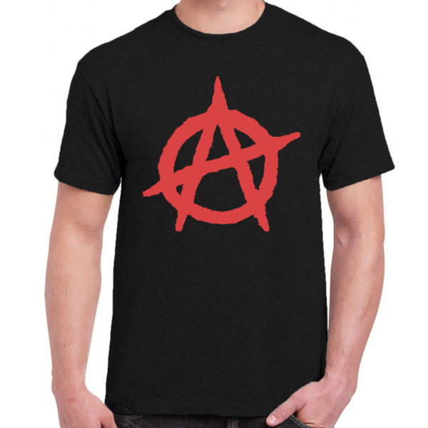 1 A 205 Anarchist Circle A Anarchy symbol t shirt rock band metal retro punk vintage concert tshirts tour shirt rock t shirts for men rocker classic cotton design handmade logo new