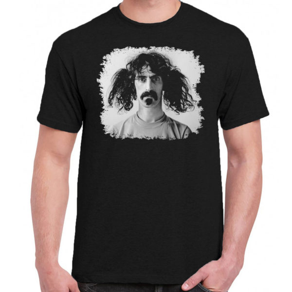 1 A 207 Frank Zappa t shirt rock band metal retro punk vintage concert tshirts tour shirt rock t shirts for men rocker classic cotton design handmade logo new