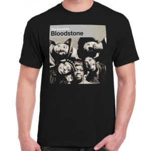 1 A 290 Bloodstone the Essential 1972 t shirt Jazz blues soul disco funk band retro vintage concert tshirts tour shirt t shirts for men classic cotton design handmade logo new