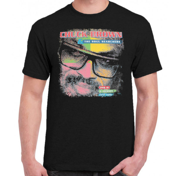 1 A 312 Chuck Brown The Soul Searchers t shirt Jazz blues soul disco funk band retro vintage concert tshirts tour shirt t shirts for men classic cotton design handmade logo new