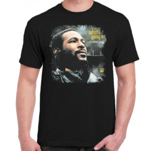 1 A 334 Whats Going On Marvin Gaye t shirt Jazz blues soul disco funk band retro vintage concert tshirts tour shirt t shirts for men classic cotton design handmade logo new