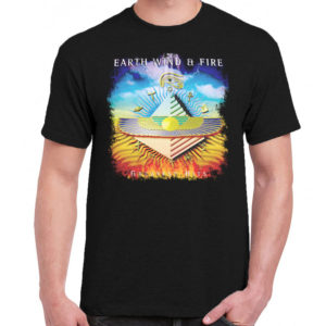 1 A 336 Earth Wind Fire t shirt Jazz blues soul disco funk band retro vintage concert tshirts tour shirt t shirts for men classic cotton design handmade logo new