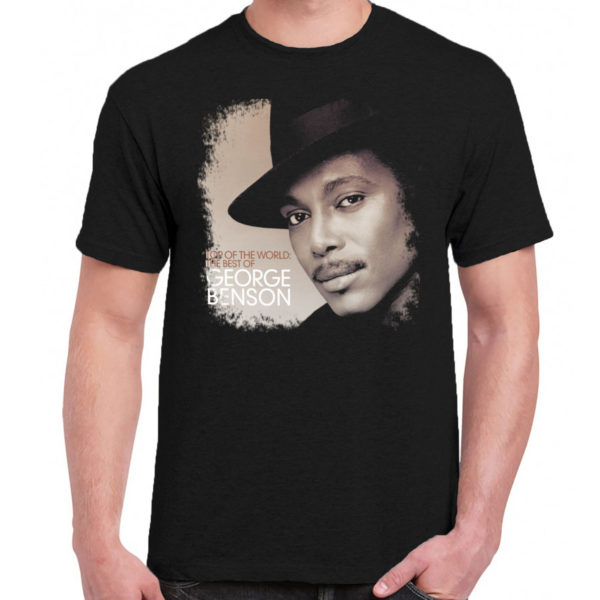 1 A 354 George Benson Give Me The Night t shirt Jazz blues soul disco funk band retro vintage concert tshirts tour shirt t shirts for men classic cotton design handmade logo new