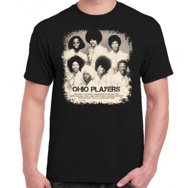 1 A 426 Ohio Players Fire Love Rollercoaster t shirt Jazz blues soul disco funk band retro vintage concert tshirts tour shirt t shirts for men classic cotton design handmade logo new