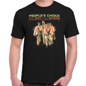 1 A 433 Peoples Choice t shirt Jazz blues soul disco funk band retro vintage concert tshirts tour shirt t shirts for men classic cotton design handmade logo new