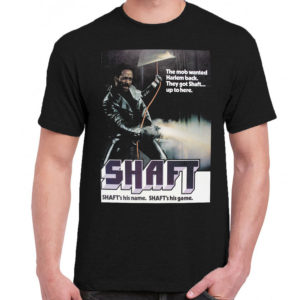 1 A 457 Shaft t shirt Jazz blues soul disco funk band retro vintage concert tshirts tour shirt t shirts for men classic cotton design handmade logo new