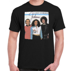 1 A 460 shalamar a night to remember cover jodywatley t shirt Jazz blues soul disco funk band retro vintage concert tshirts tour shirt t shirts for men classic cotton design handmade logo new