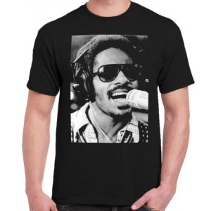 1 A 479 Stevie Wonder 1973 t shirt Jazz blues soul disco funk band retro vintage concert tshirts tour shirt t shirts for men classic cotton design handmade logo new