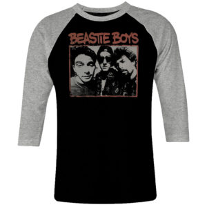 1 I 149 Beastie Boys raglan t shirt 3 4 sleeve rock band metal retro punk vintage concert cotton design handmade logo new