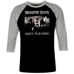 1 I 150 Beastie Boys raglan t shirt 3 4 sleeve rock band metal retro punk vintage concert cotton design handmade logo new