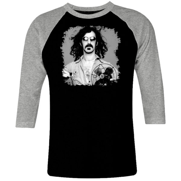 1 I 212 Frank Zappa Apostrophe raglan t shirt 3 4 sleeve rock band metal retro punk vintage concert cotton design handmade logo new