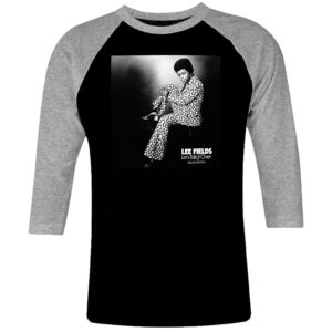 1 I 244 Lee Fields raglan t shirt 3 4 sleeve rock band metal retro punk vintage concert cotton design handmade logo new