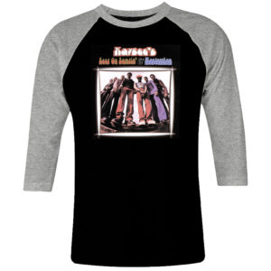 1 I 246 Kay Gees Keep On BumpiN and Masterplan DJ raglan t shirt 3 4 sleeve rock band metal retro punk vintage concert cotton design handmade logo new