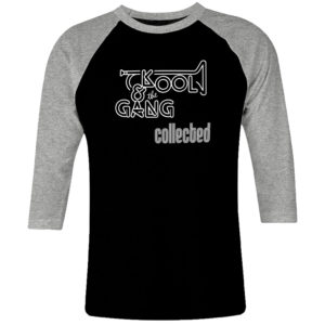 1 I 248 Kool and the Gang raglan t shirt 3 4 sleeve rock band metal retro punk vintage concert cotton design handmade logo new