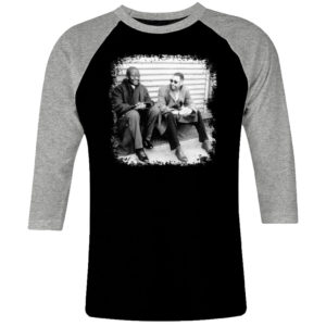 1 I 263 Andy Bey and Herb Jordan Jazz raglan t shirt 3 4 sleeve rock band metal retro punk vintage concert cotton design handmade logo new