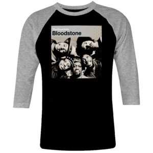 1 I 290 Bloodstone the Essential 1972 raglan t shirt 3 4 sleeve rock band metal retro punk vintage concert cotton design handmade logo new