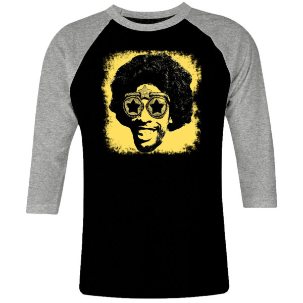 1 I 298 Bootsy Collins raglan t shirt 3 4 sleeve rock band metal retro punk vintage concert cotton design handmade logo new