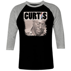 1 I 321 Curtis Mayfield 1970 raglan t shirt 3 4 sleeve rock band metal retro punk vintage concert cotton design handmade logo new