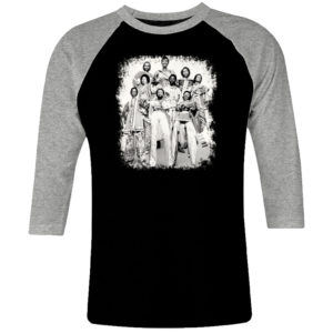 1 I 337 Earth Wind and Fire raglan t shirt 3 4 sleeve rock band metal retro punk vintage concert cotton design handmade logo new