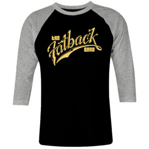 1 I 344 Fatback Fatback raglan t shirt 3 4 sleeve rock band metal retro punk vintage concert cotton design handmade logo new