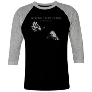 1 I 373 Incredible Bongo Bongo Rock 1973 raglan t shirt 3 4 sleeve rock band metal retro punk vintage concert cotton design handmade logo new