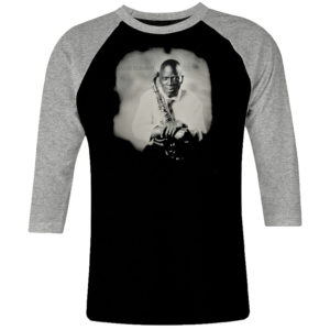 1 I 401 Maceo Parker raglan t shirt 3 4 sleeve rock band metal retro punk vintage concert cotton design handmade logo new