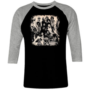 1 I 422 New Birth raglan t shirt 3 4 sleeve rock band metal retro punk vintage concert cotton design handmade logo new