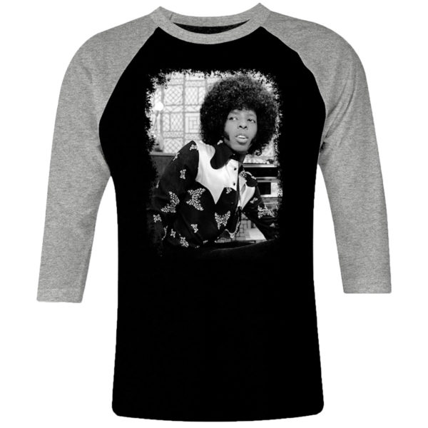 1 I 470 Sly Stone raglan t shirt 3 4 sleeve rock band metal retro punk vintage concert cotton design handmade logo new
