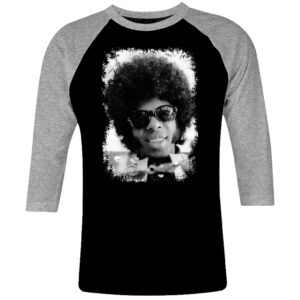 1 I 471 Sly Stone raglan t shirt 3 4 sleeve rock band metal retro punk vintage concert cotton design handmade logo new