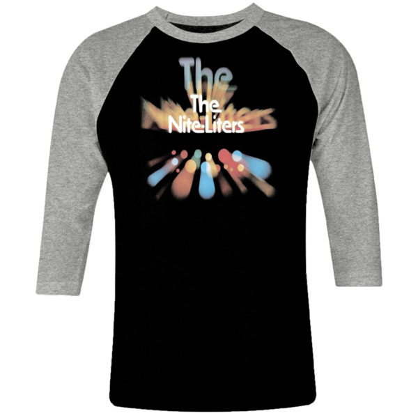 1 I 508 The Nites Liters New Birth raglan t shirt 3 4 sleeve rock band metal retro punk vintage concert cotton design handmade logo new