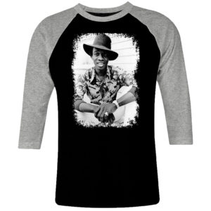 1 I 512 Johnny Guitar Watson raglan t shirt 3 4 sleeve rock band metal retro punk vintage concert cotton design handmade logo new
