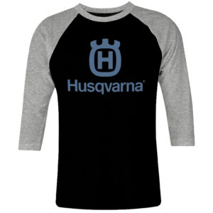 1CP I 173 Husqvarna raglan t shirt 3 4 sleeve retro vintage tshirts shirt t shirts for men classic cotton design handmade logo new