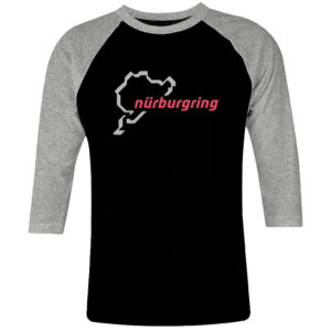 1CP I 312 Nurburgring circuit raglan t shirt 3 4 sleeve retro vintage tshirts shirt t shirts for men classic cotton design handmade logo new