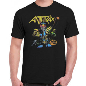 1CP A 036 ANTHRAX t shirt rock band metal retro punk vintage concert tshirts tour shirt rock for men classic cotton logo gift quality new