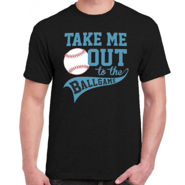 1CP A 043 Take Me Out to the Ball Game t shirt retro vintage tshirts shirt t shirts for men classic cotton design handmade logo new