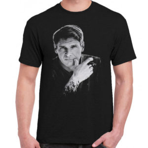 1CP A 050 Harrison Ford cigar t shirt retro vintage tshirts shirt t shirts for men classic cotton design handmade logo new