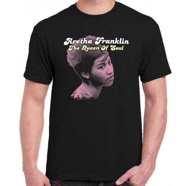 1CP A 053 Aretha Franklin The Queen of Soul t shirt retro vintage tshirts shirt t shirts for men classic cotton design handmade logo new