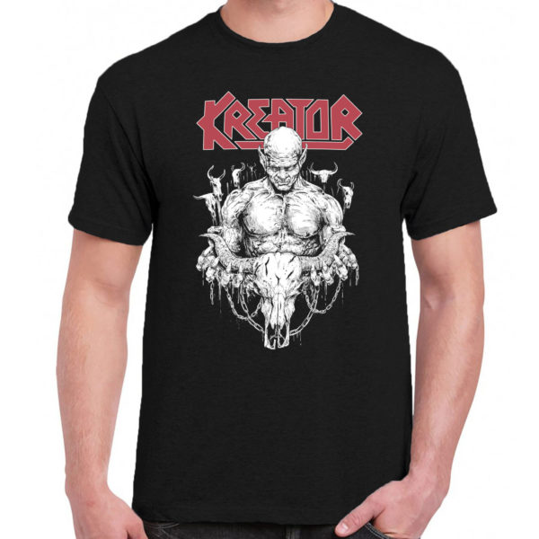 1CP A 071 KREATOR t shirt rock band metal retro punk vintage concert tshirts tour shirt rock for men classic cotton logo gift quality new